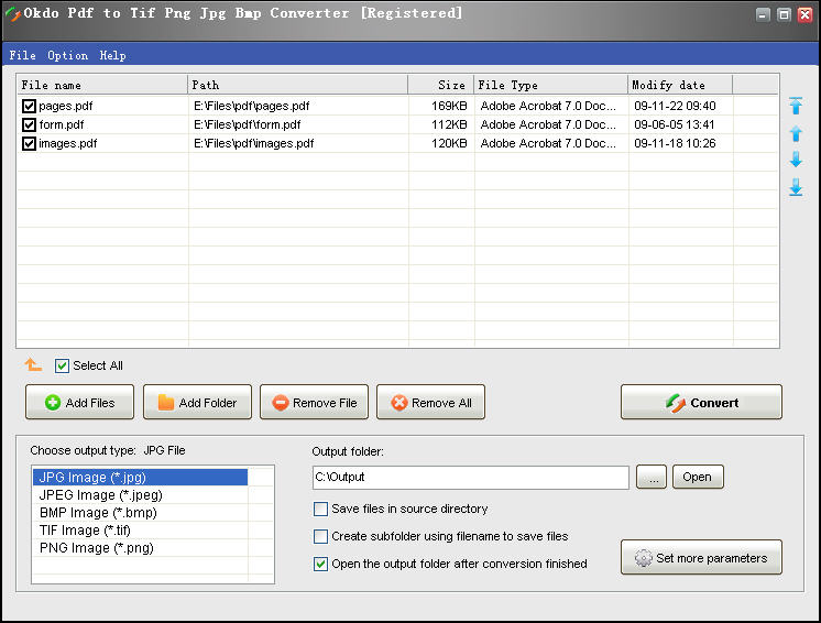 Click to view Okdo Pdf to Tif Png Jpg Bmp Converter 4.6 screenshot
