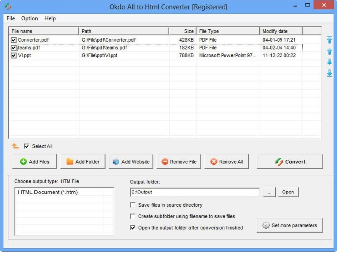 All to Html Converter screenshot