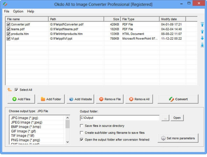 All to Image Converter Professional screenshot