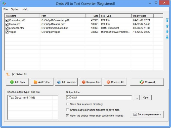 All to Text Converter screenshot