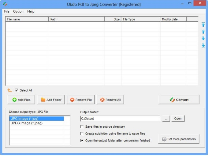 Pdf to Jpeg Converter screenshot