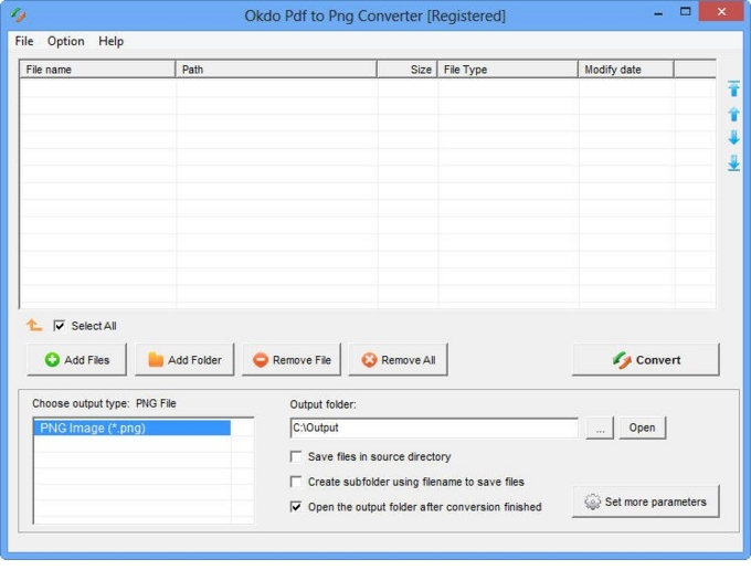 Pdf to Png Converter screenshot