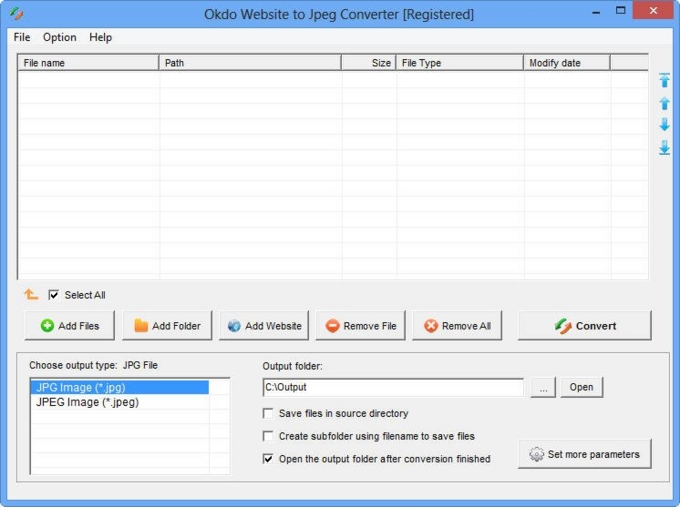 Website to Jpeg Converter screenshot